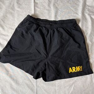 Black Army Athletic Shorts